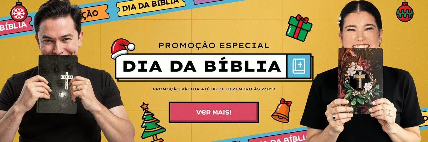 Dia da Bíblia — Loja do Lucinho — projeto de design por Bruno Santana